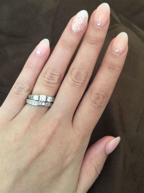 short oval fake nails